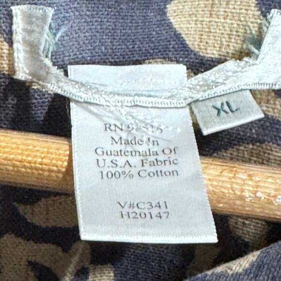 Coldwater Creek Women’s Red Floral Denim Jacket Button Front Country Chic Sz XL - Picture 4 of 9